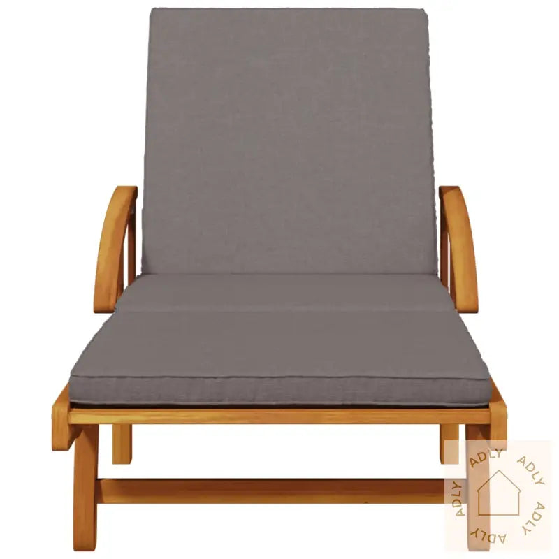 Solsenger 2 Stk Med Puter 200X68X83 Cm Heltre Akasie