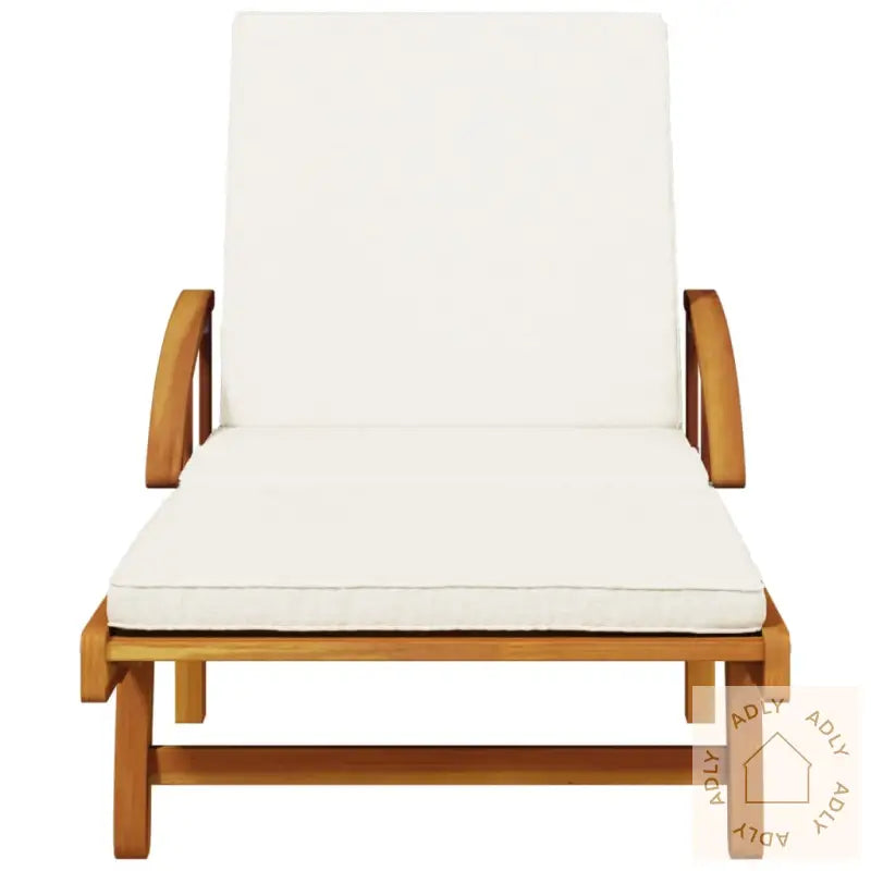 Solsenger 2 Stk Med Puter 200X68X83 Cm Heltre Akasie