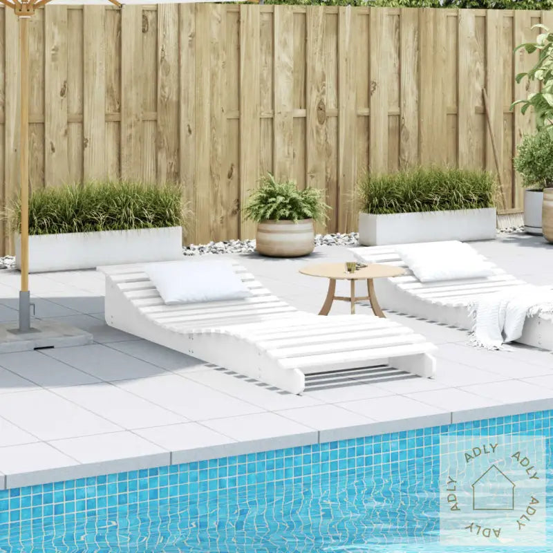 Solseng Hvit 205X80X31,5 Cm Heltre Furu