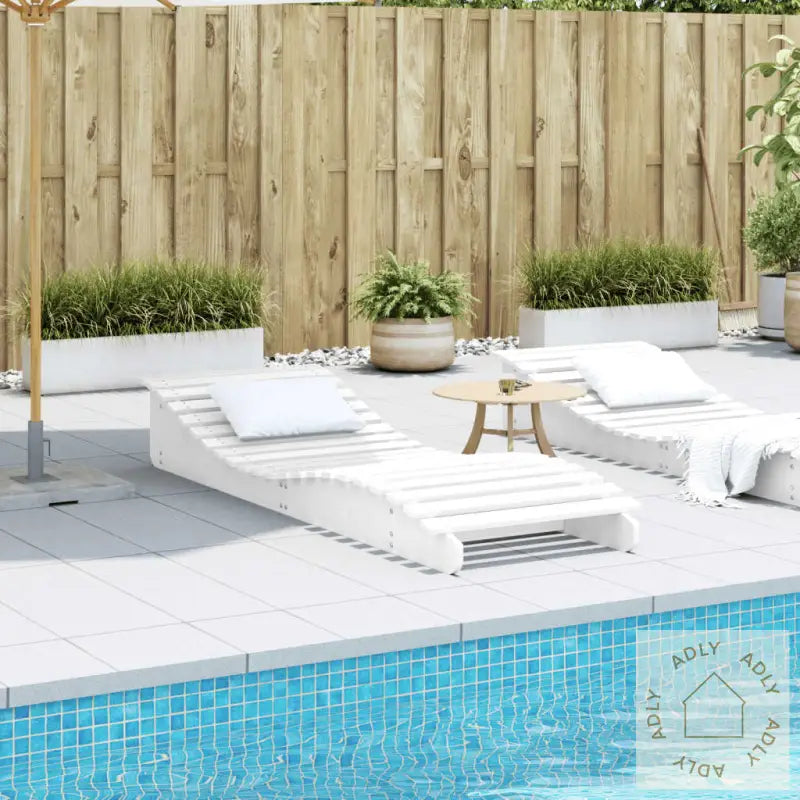 Solseng Hvit 205X70X31,5 Cm Heltre Furu