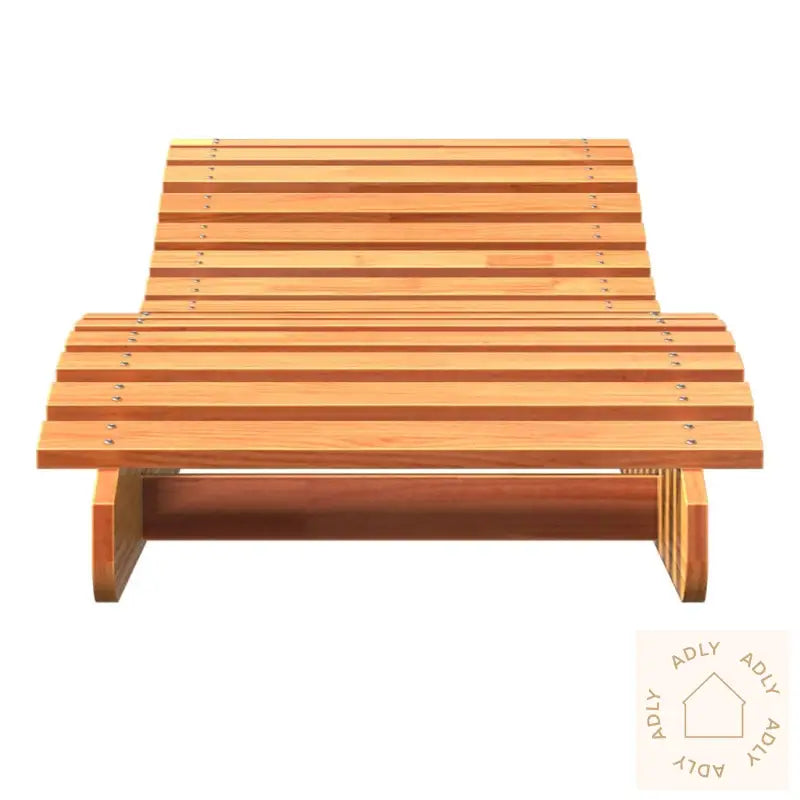 Solsenger 2 Stk Voksbrun 205X60X31,5 Cm Heltre Furu