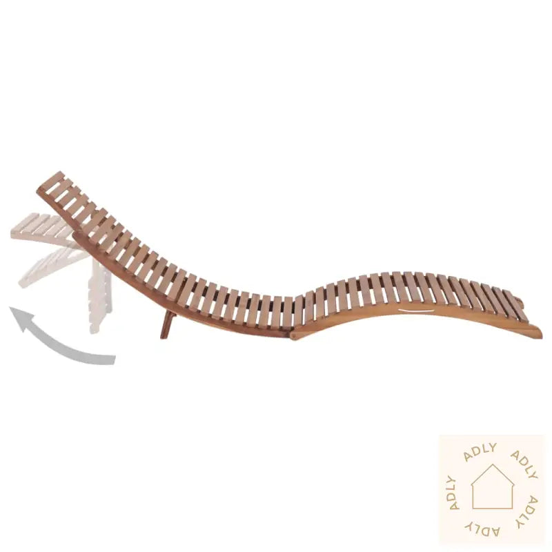 Sammenleggbare Solsenger 2 Stk Heltre Teak