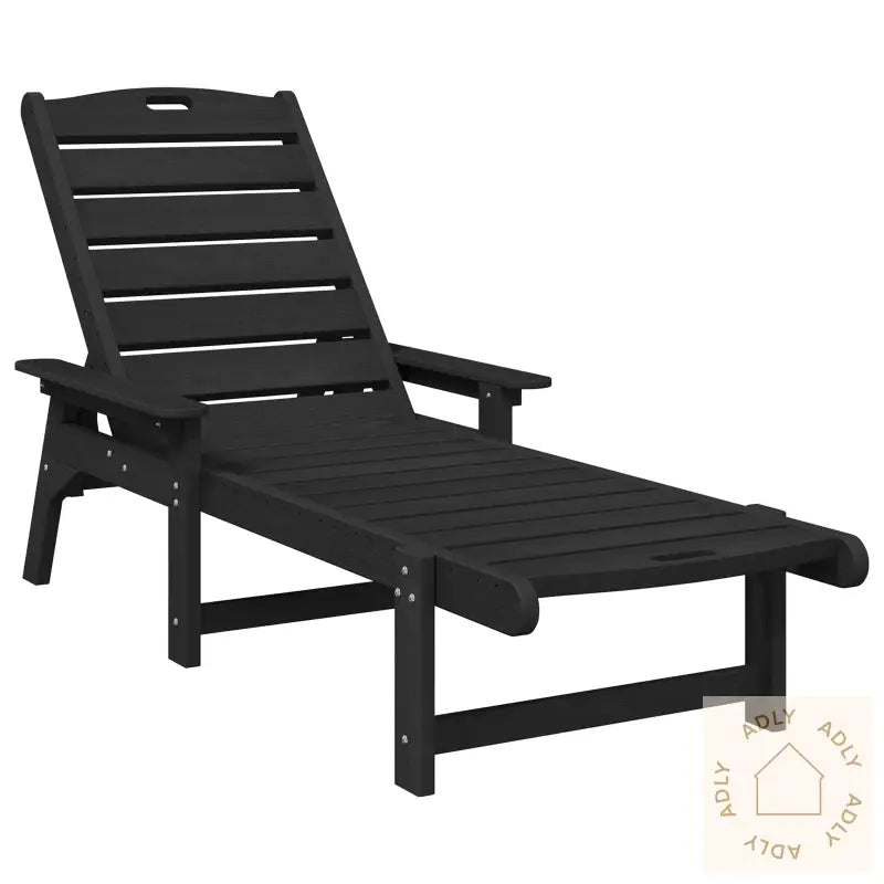 Solseng Svart 53X162X98.5 Cm Hdpe