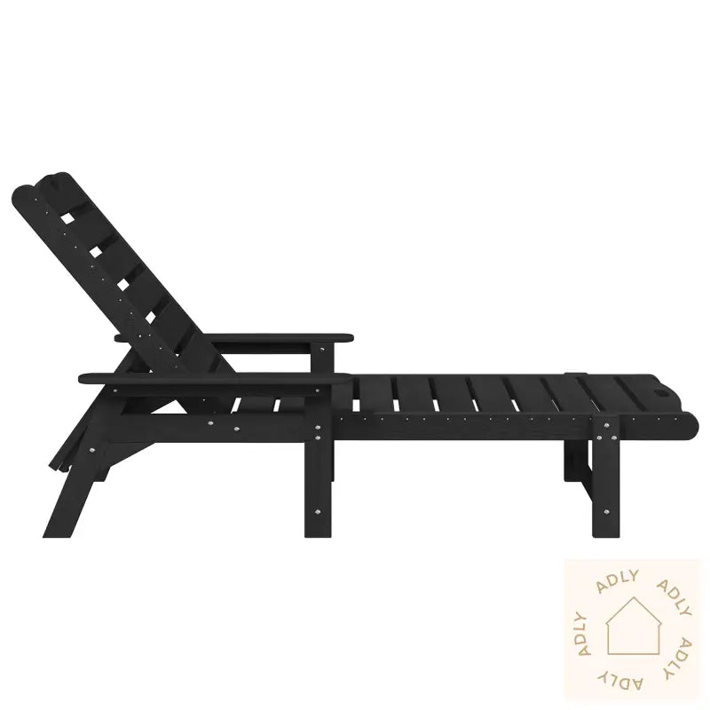 Solseng Svart 53X162X98.5 Cm Hdpe