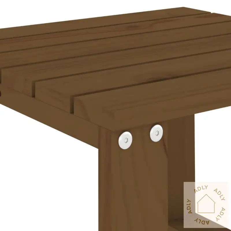 Solsenger 2 Stk Med Bord Honningbrun Heltre Furu