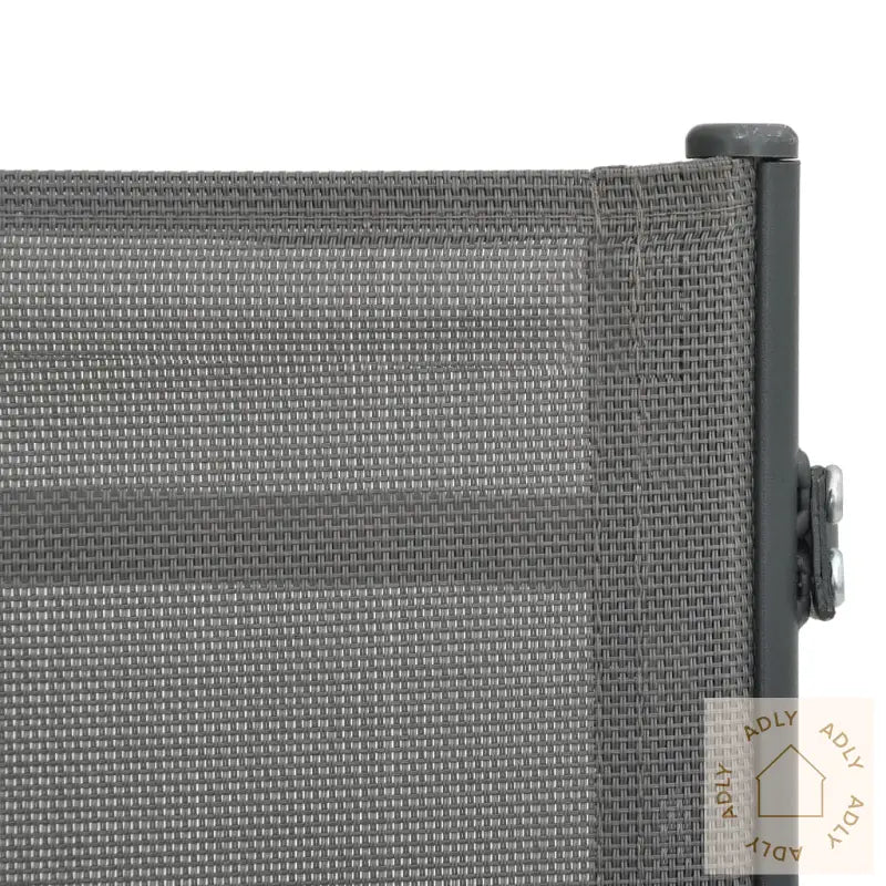 Solsenger 2 Stk Textilene Og Stål