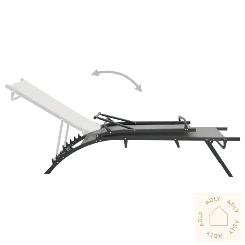 Solsenger 2 Stk Textilene Og Stål