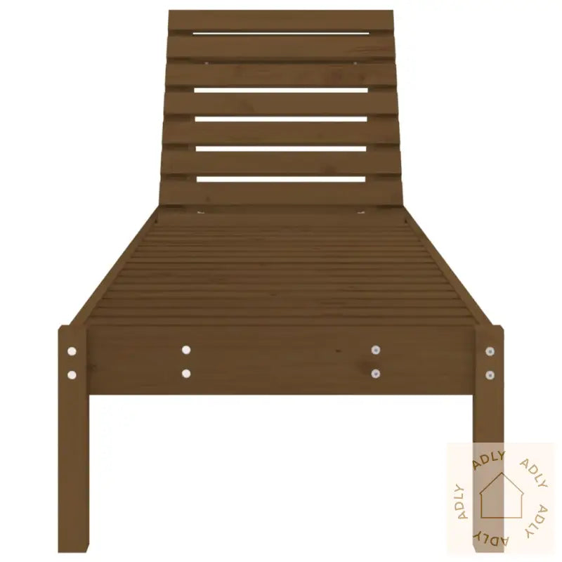 Solsenger 2 Stk Honningbrun 199,5X60X74 Cm Heltre Furu