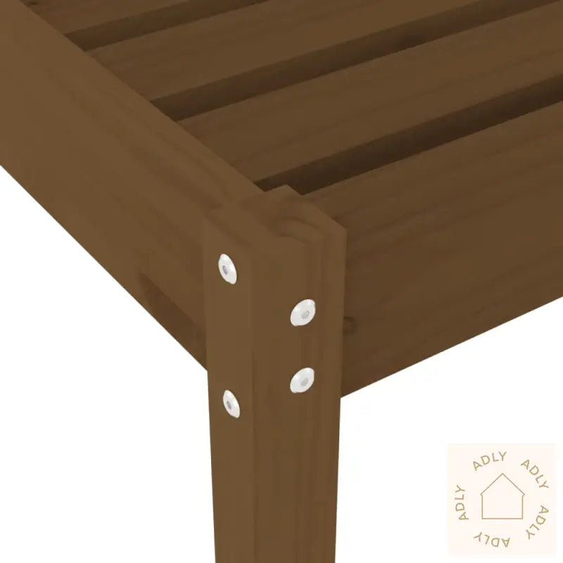 Solsenger 2 Stk Honningbrun 199,5X60X74 Cm Heltre Furu