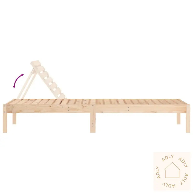 Solsenger 2 Stk 199,5X60X74 Cm Heltre Furu