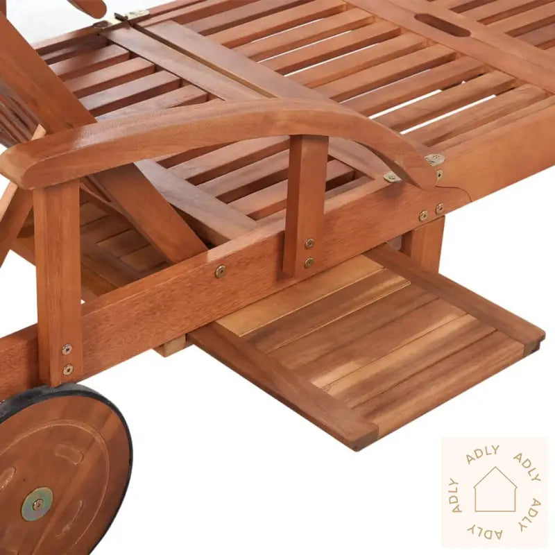Solsenger 2 Stk Med Bord Heltre Akasie