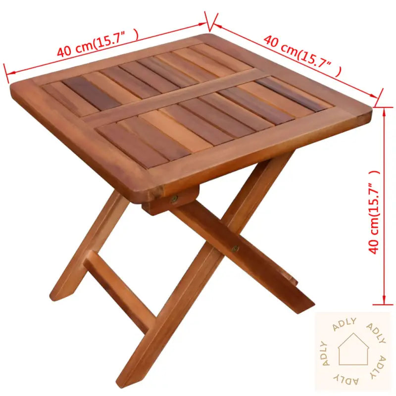Solsenger 2 Stk Med Bord Heltre Akasie