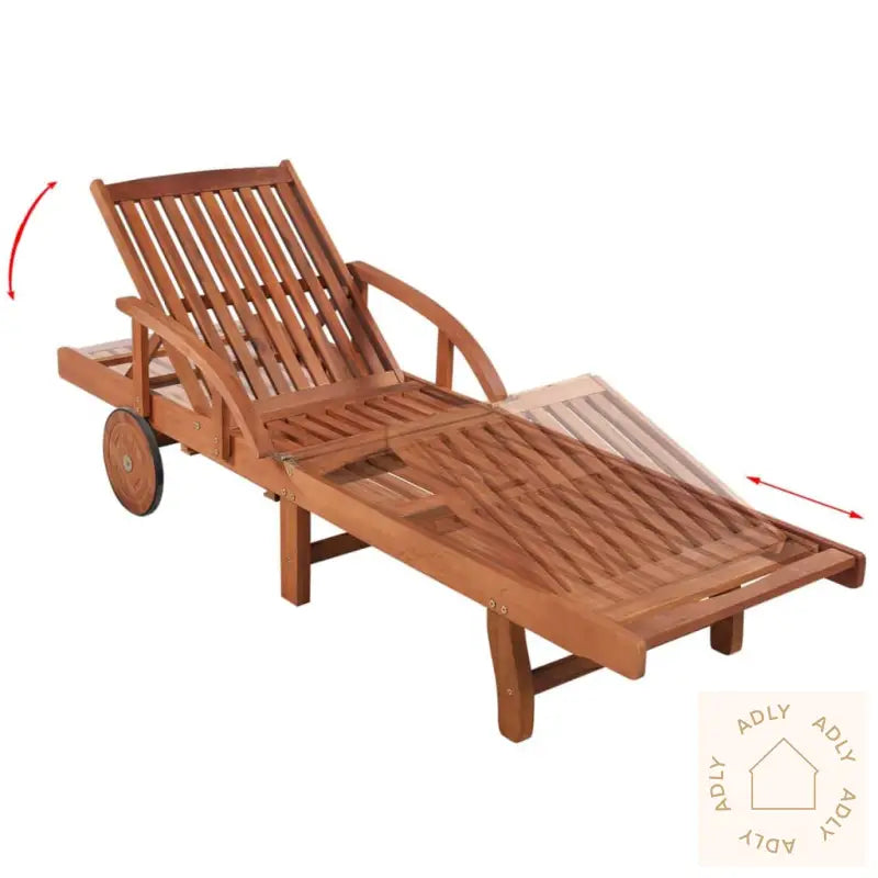 Solsenger 2 Stk Med Bord Heltre Akasie