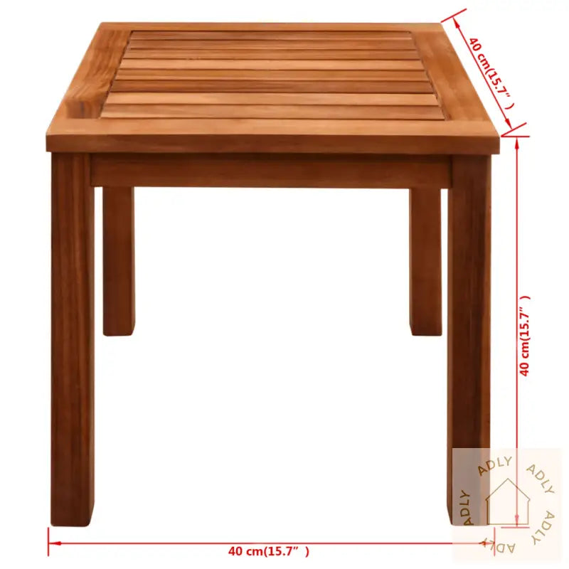 Solsenger 2 Stk Med Bord Heltre Akasie Og Textilene