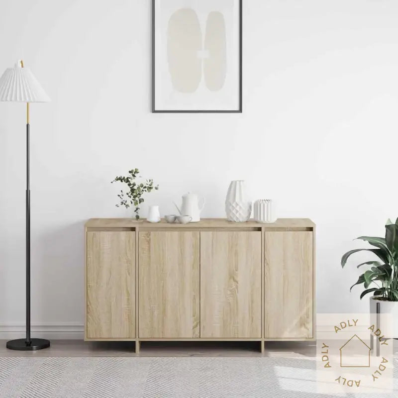 Eik Sideboard Sonoma Eik Konstruert Tre 135 X 41 X 75 Cm