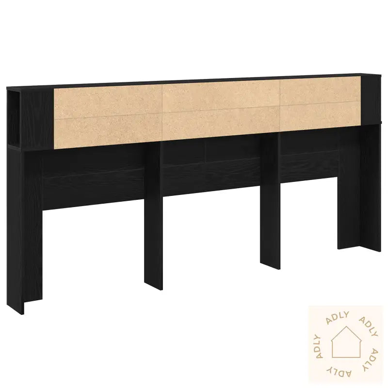 Hodegavlskap Svart Eik 220X18,5X104,5 Cm