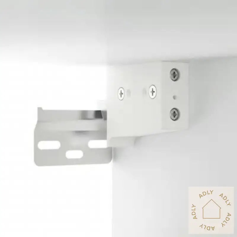 Speilskap Med Led Hvit 76X15X55 Cm