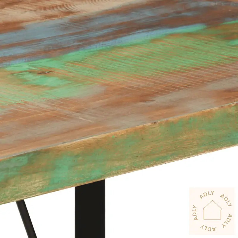Barbord 110X55X107 Cm Gjenvunnet Heltre Og Jern