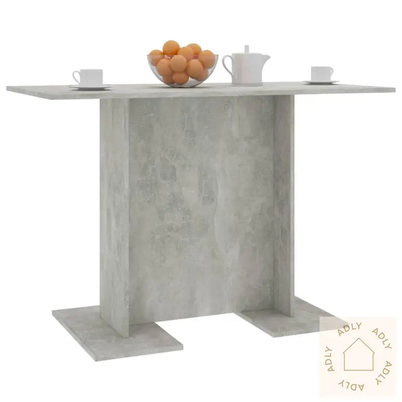 Spisebord Betonggrå 110X60X75 Cm Konstruert Tre