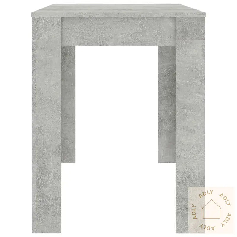 Spisebord Betonggrå 120X60X76 Cm Konstruert Tre
