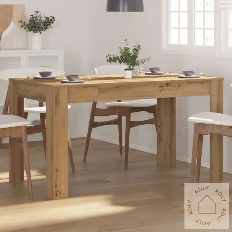 Spisebord Artisan Eik 140X74,5X76 Cm Konstruert Tre