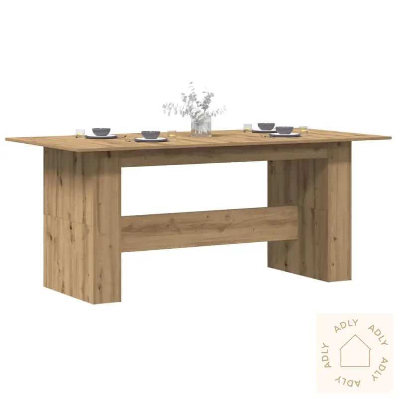 Spisebord Artisan Eik 180X90X76 Cm Konstruert Tre