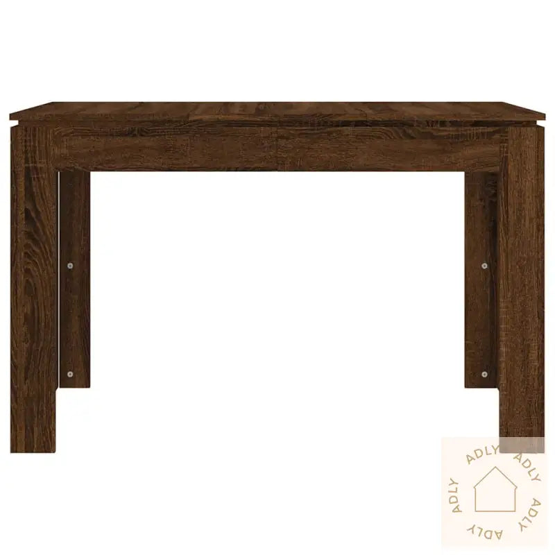Spisebord Brun Eik 120X60X76 Cm Konstruert Tre