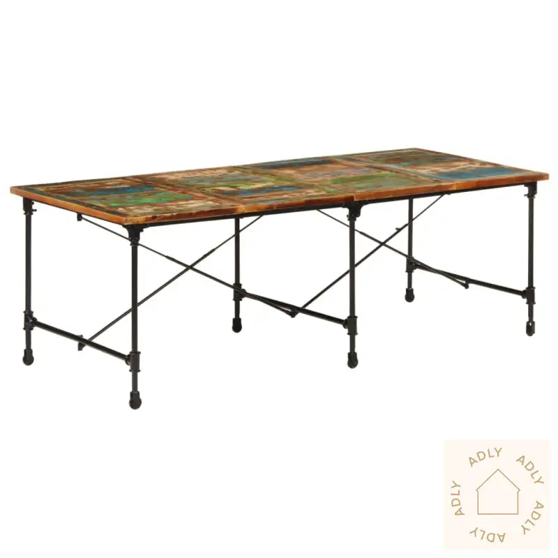 Spisebord 220X90X77 Cm Gjenvunnet Heltre