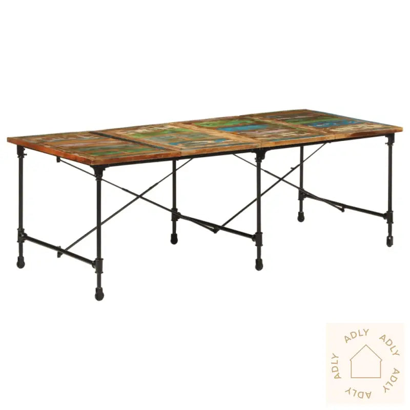 Spisebord 220X90X77 Cm Gjenvunnet Heltre