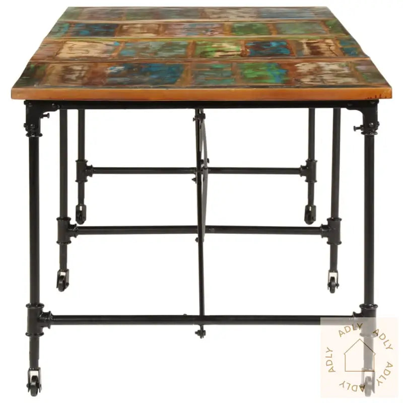 Spisebord 220X90X77 Cm Gjenvunnet Heltre