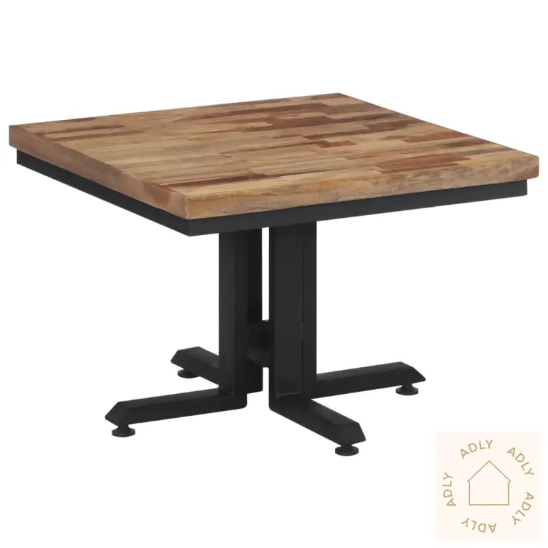 Barbord Rundt 55X55X40 Cm Gjenvunnet Heltre Teak