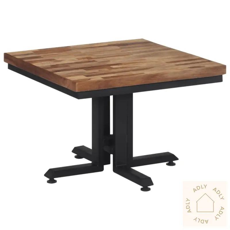 Barbord Rundt 55X55X40 Cm Gjenvunnet Heltre Teak