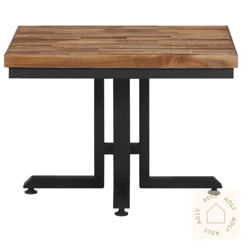 Barbord Rundt 55X55X40 Cm Gjenvunnet Heltre Teak