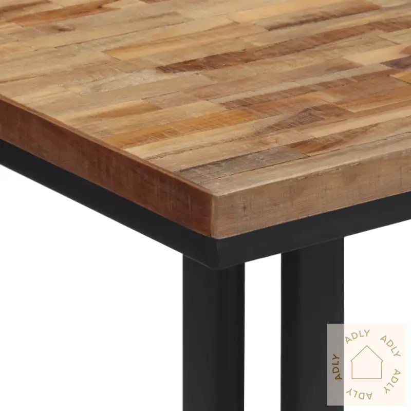 Barbord Rundt 55X55X40 Cm Gjenvunnet Heltre Teak