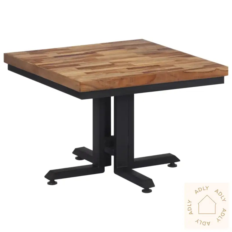 Barbord Rundt 55X55X40 Cm Gjenvunnet Heltre Teak