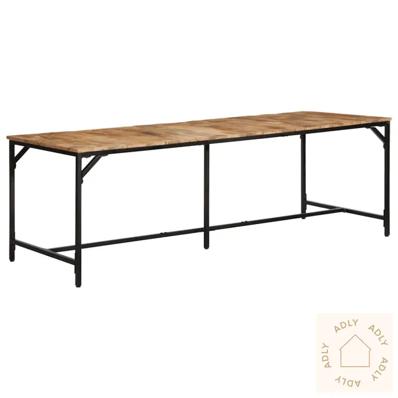 Spisebord 220X90X75 Cm Grovt Heltre Mangotre