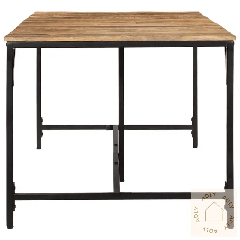 Spisebord 220X90X75 Cm Grovt Heltre Mangotre