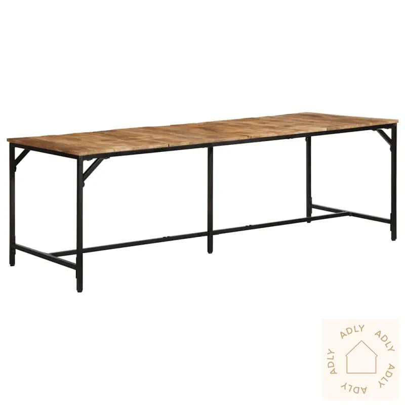 Spisebord 220X90X75 Cm Grovt Heltre Mangotre