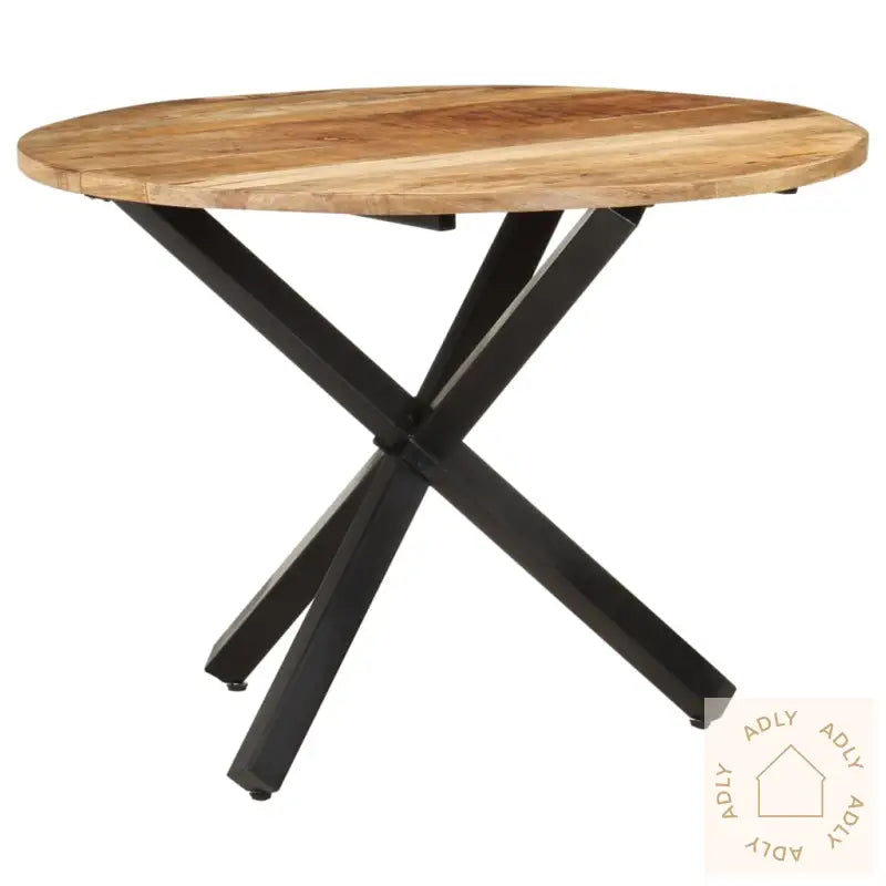 Spisebord Rundt 100X100X75 Cm Grovt Mangotre