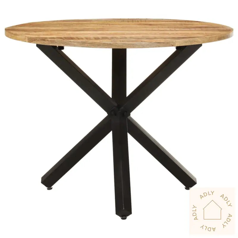 Spisebord Rundt 100X100X75 Cm Grovt Mangotre