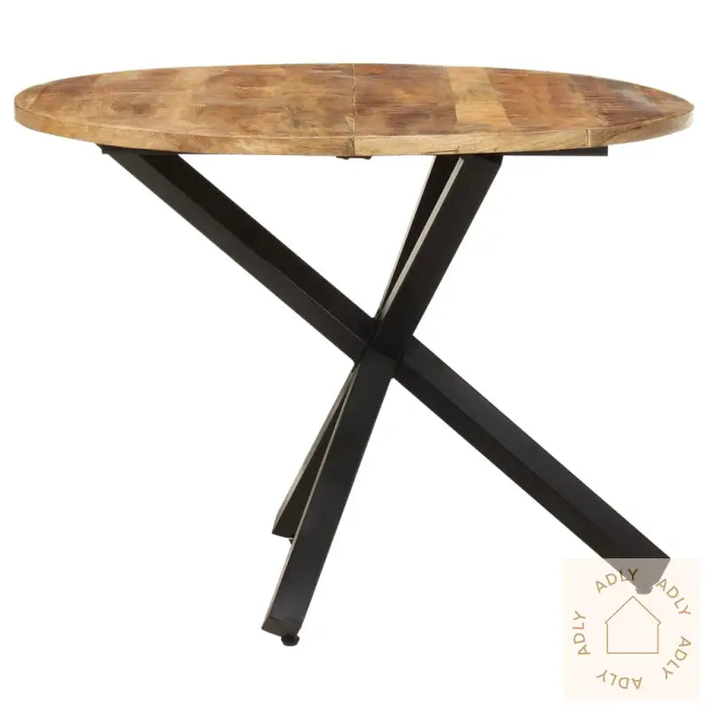 Spisebord Rundt 100X100X75 Cm Grovt Mangotre