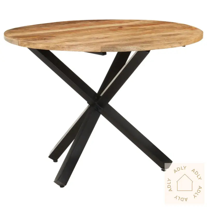 Spisebord Rundt 100X100X75 Cm Grovt Mangotre