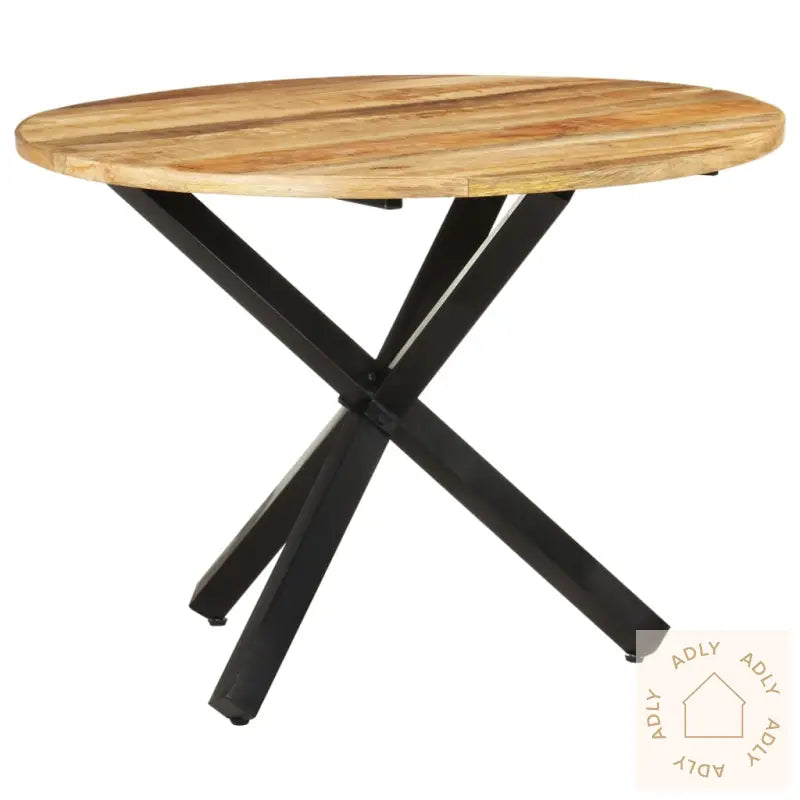 Spisebord Rundt 100X100X75 Cm Grovt Mangotre