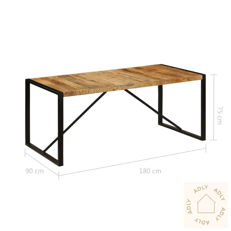 Spisebord Grovt Mangotre 180 Cm
