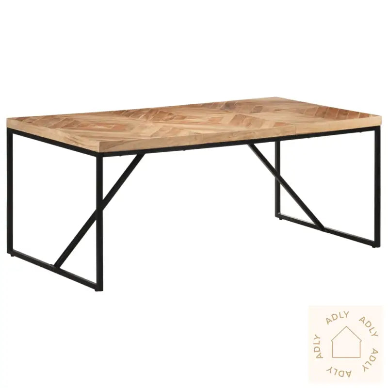 Spisebord 180X90X76 Cm Heltre Akasie Og Mango