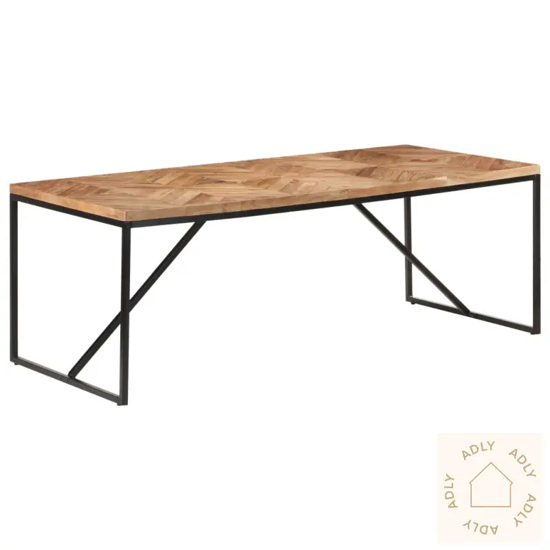 Spisebord 200X90X76 Cm Heltre Akasie Og Mango