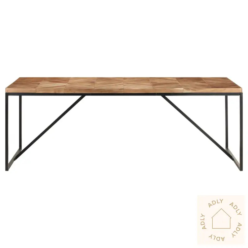 Spisebord 200X90X76 Cm Heltre Akasie Og Mango