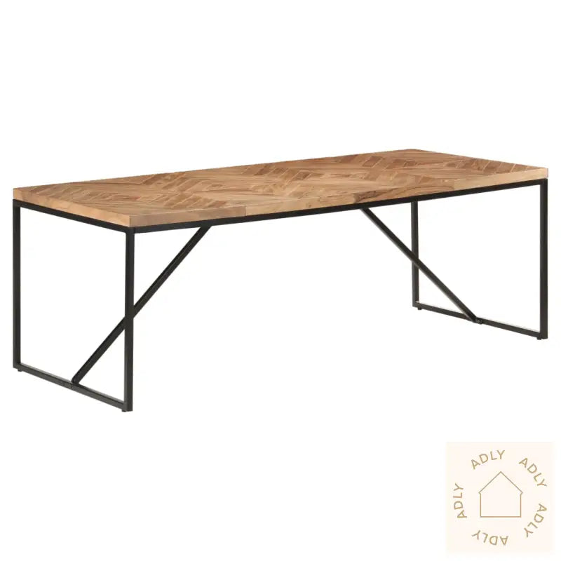 Spisebord 200X90X76 Cm Heltre Akasie Og Mango