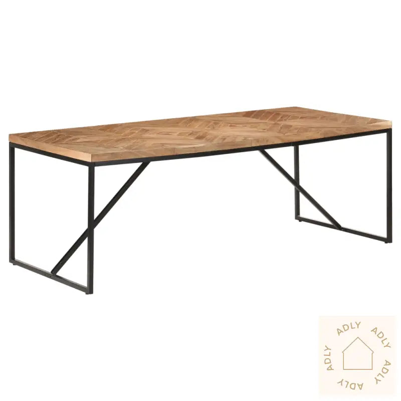 Spisebord 200X90X76 Cm Heltre Akasie Og Mango