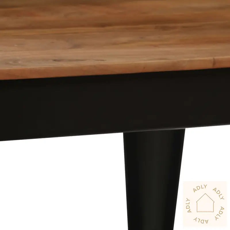 Spisebord Heltre Akasie Og Stål 120X60X76 Cm